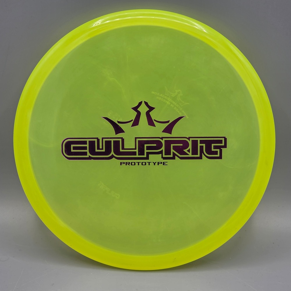 NEW Dynamic Discs Disc Golf 175g Yellow Culprit Prototype Overstable Approach